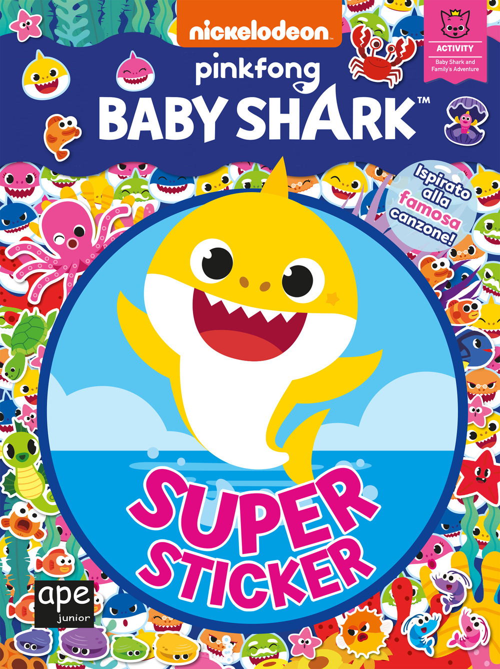Super sticker. Baby Shark