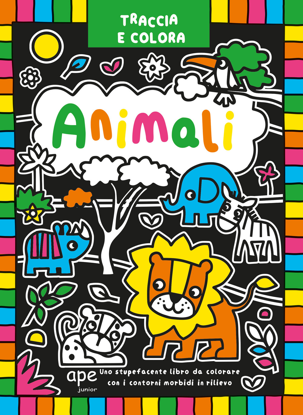 Traccia e colora animali