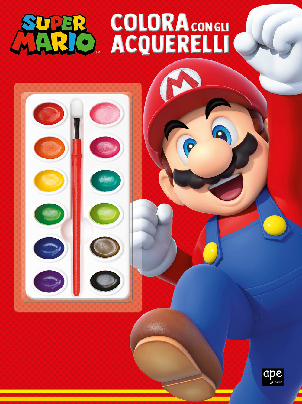 Super Mario. Colora con gli acquerelli