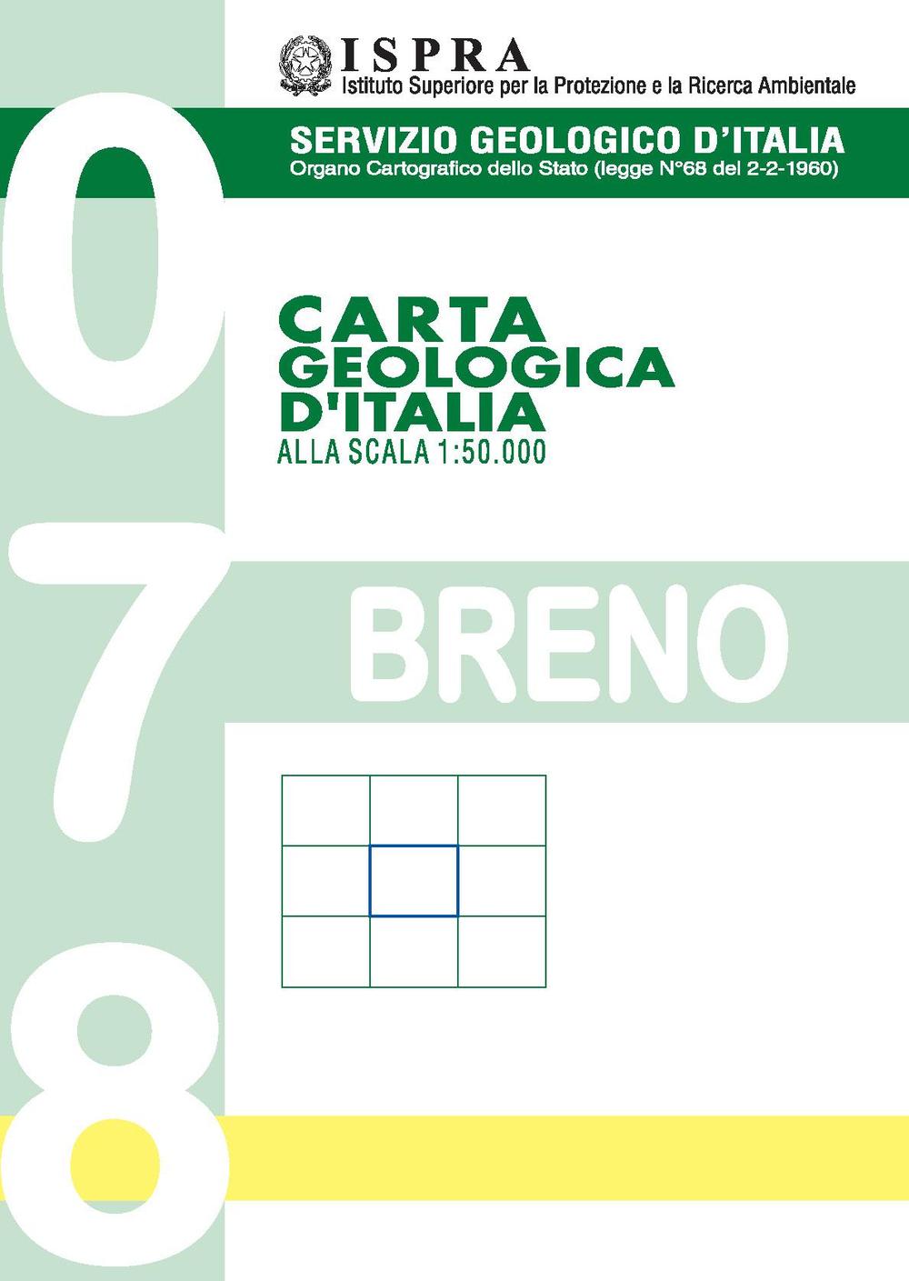 Carta geologica d'Italia. Breno