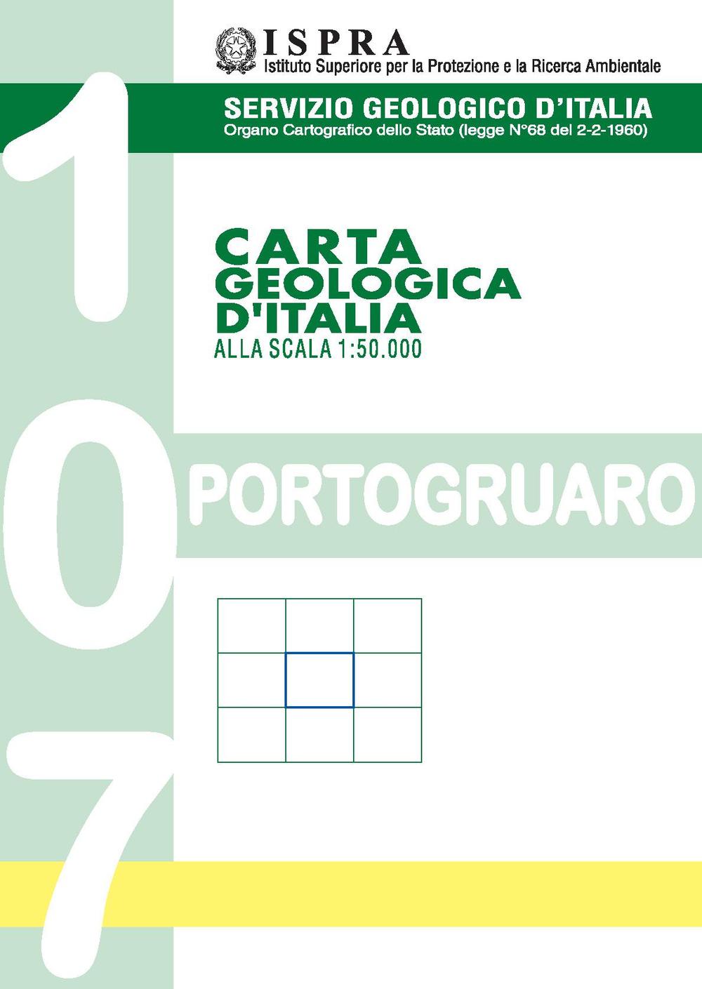 Carta geologica d'Italia. Portogruaro