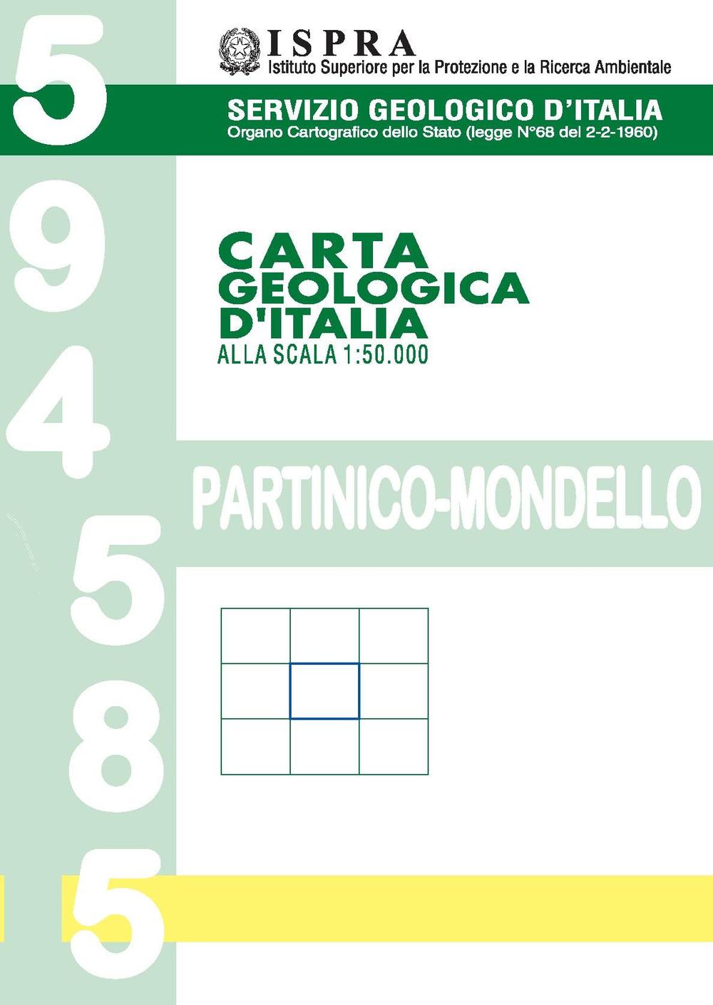 Carta geologica d'Italia. Partinico-Mondello