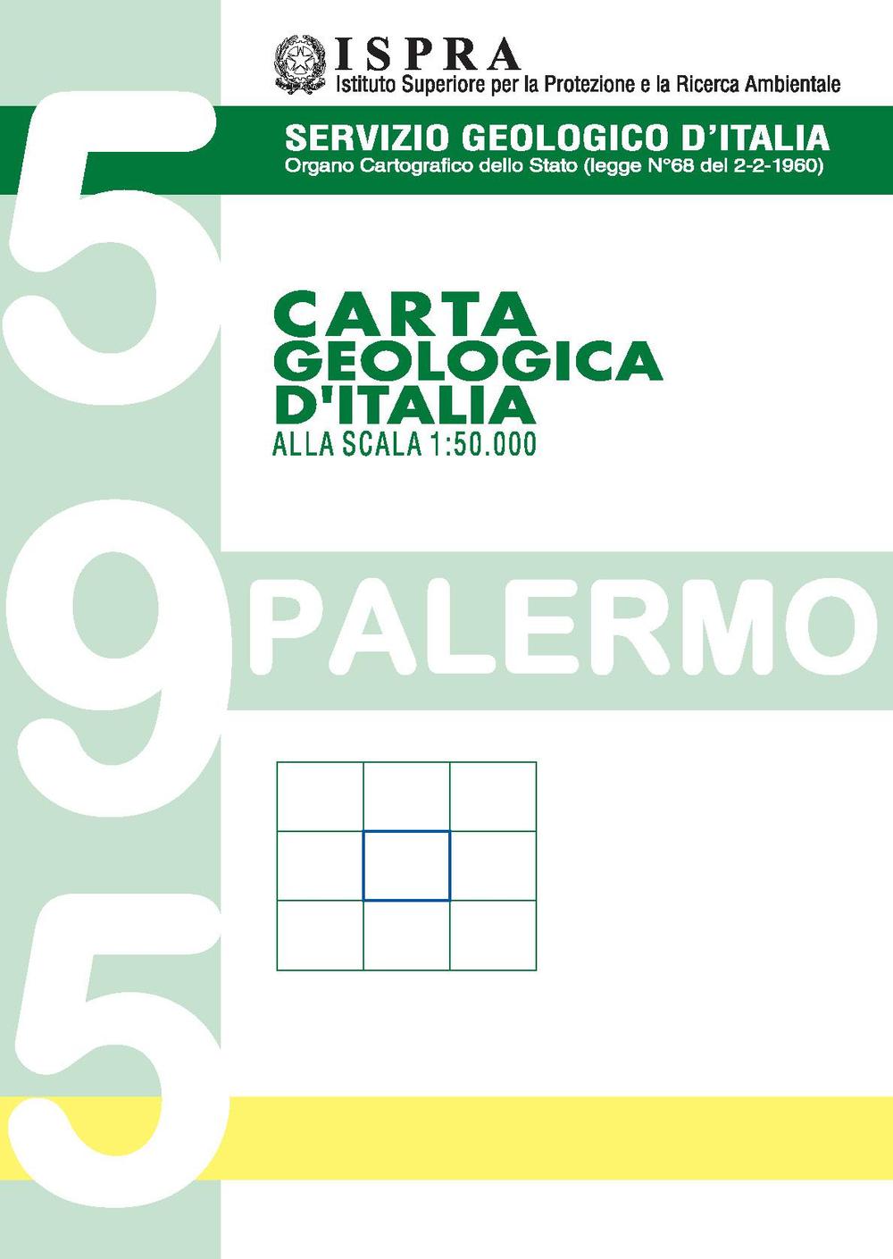 Carta geologica d'Italia. Palermo