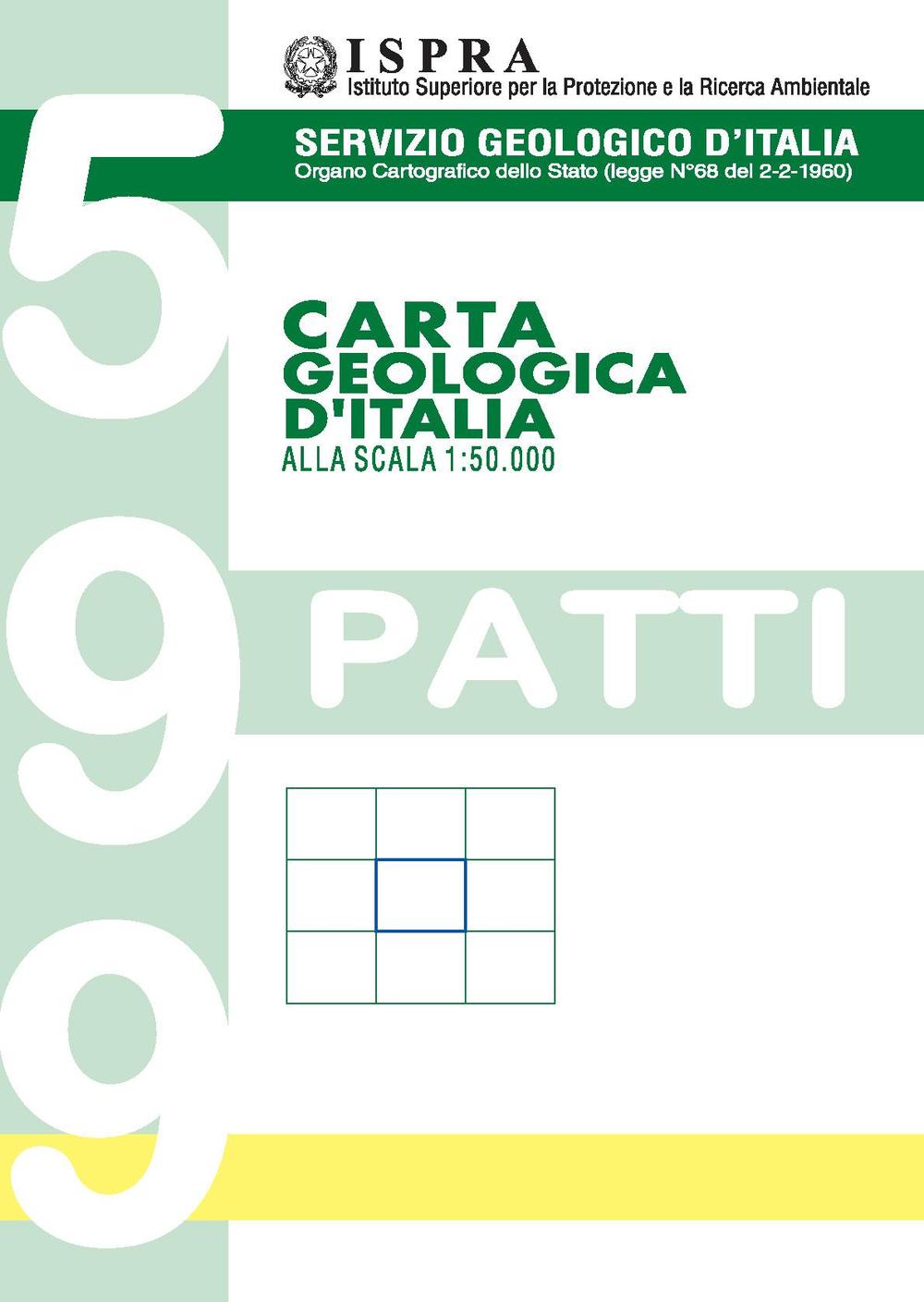 Carta geologica d'Italia. Patti