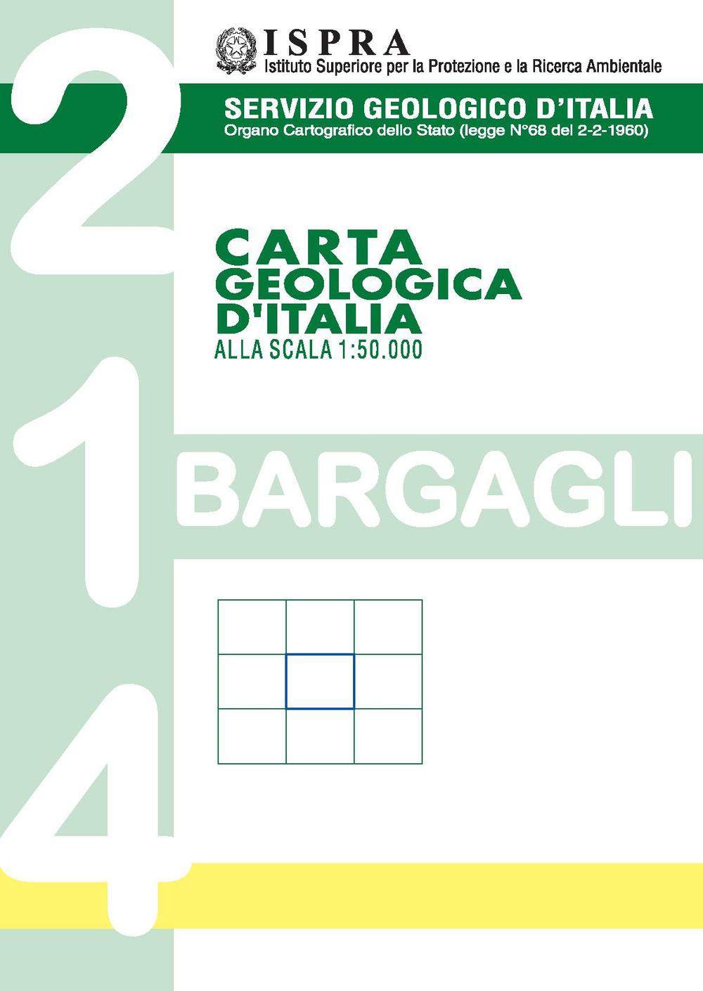Carta geologica d'Italia alla scala 1:50.000 F° 214. Bargagli