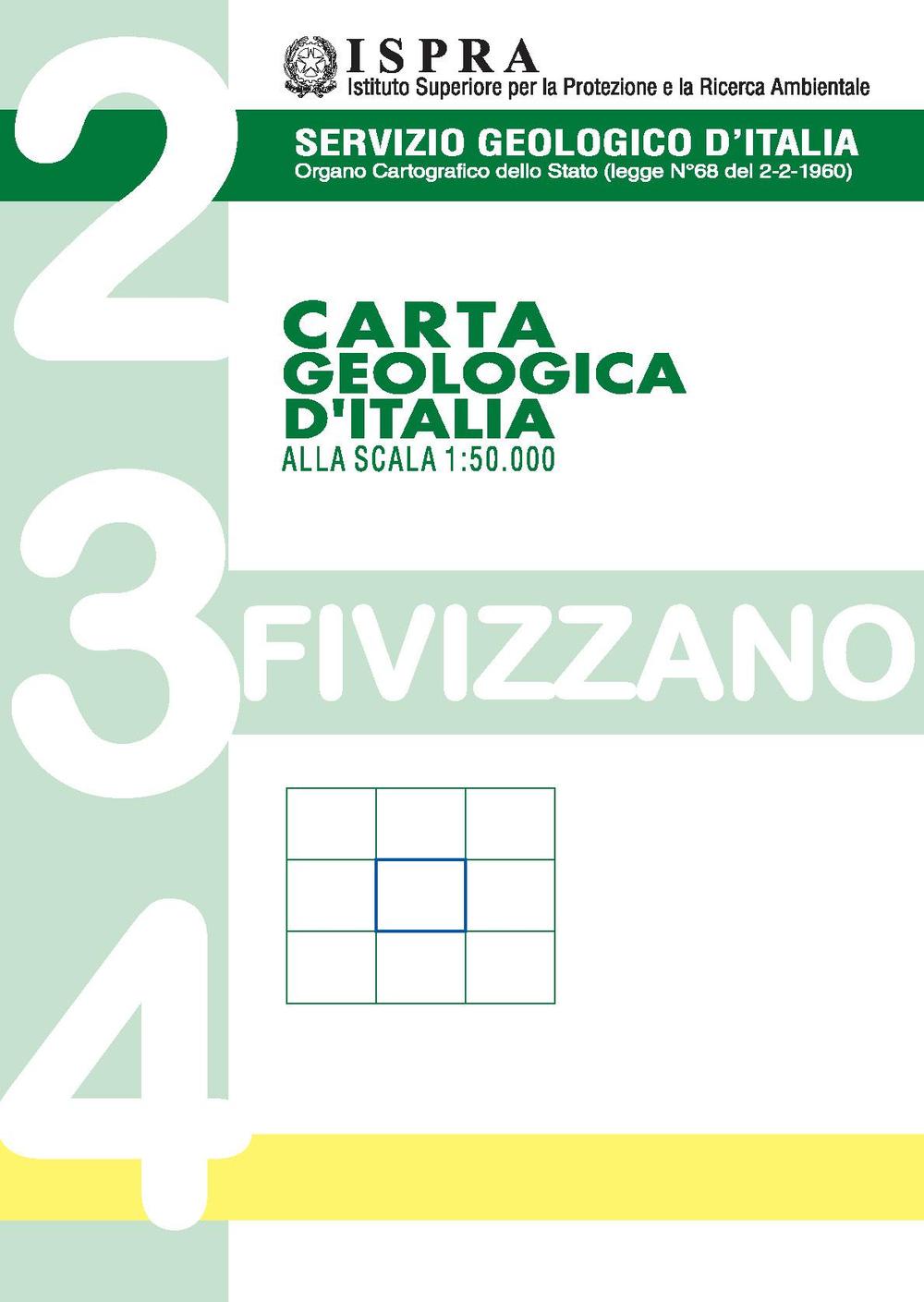 Carta geologica d'Italia alla scala 1:50.000 F° 234. Fivizzano