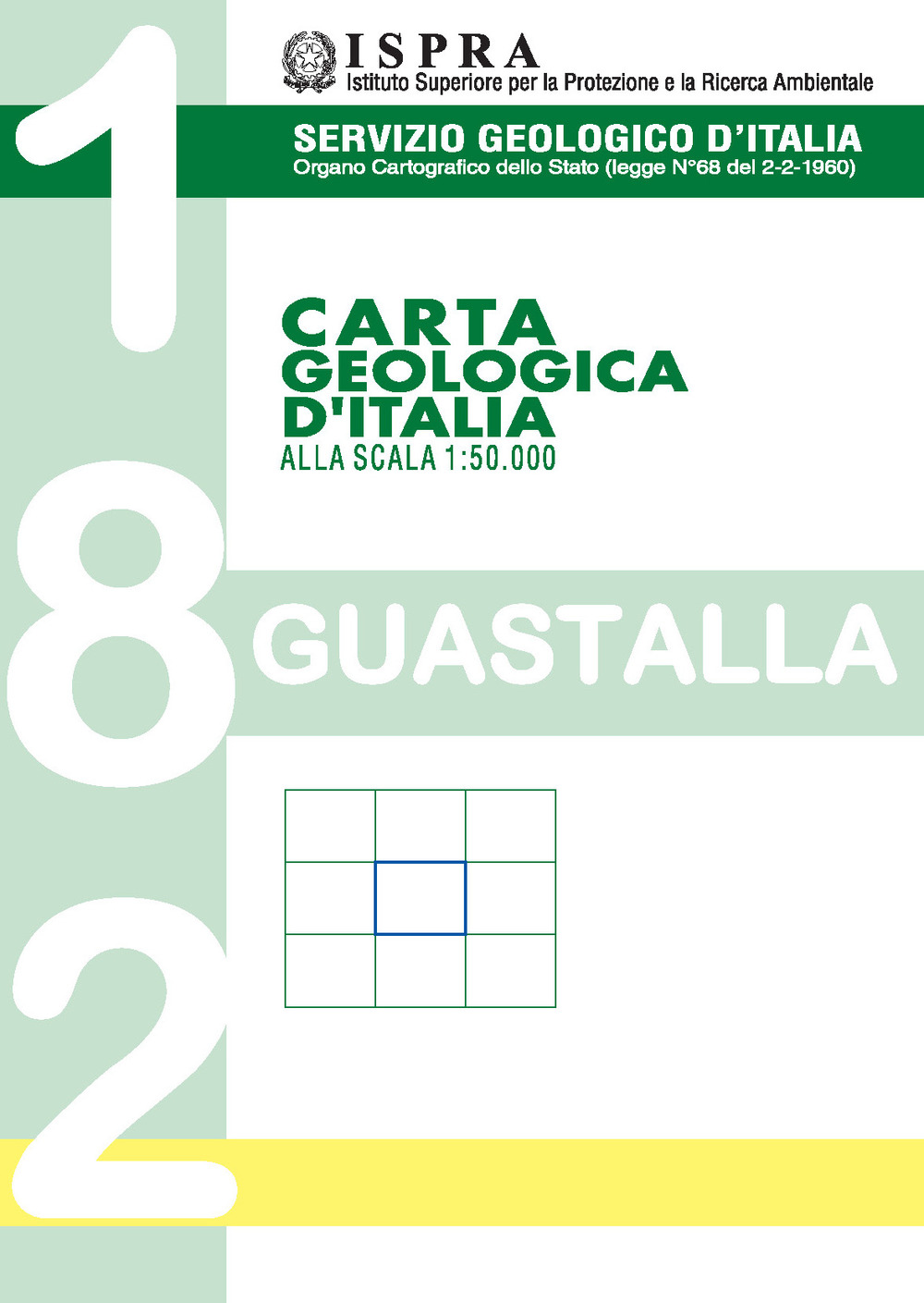 Carta geologica d’Italia alla scala 1:50.000 F° 182. Guastalla