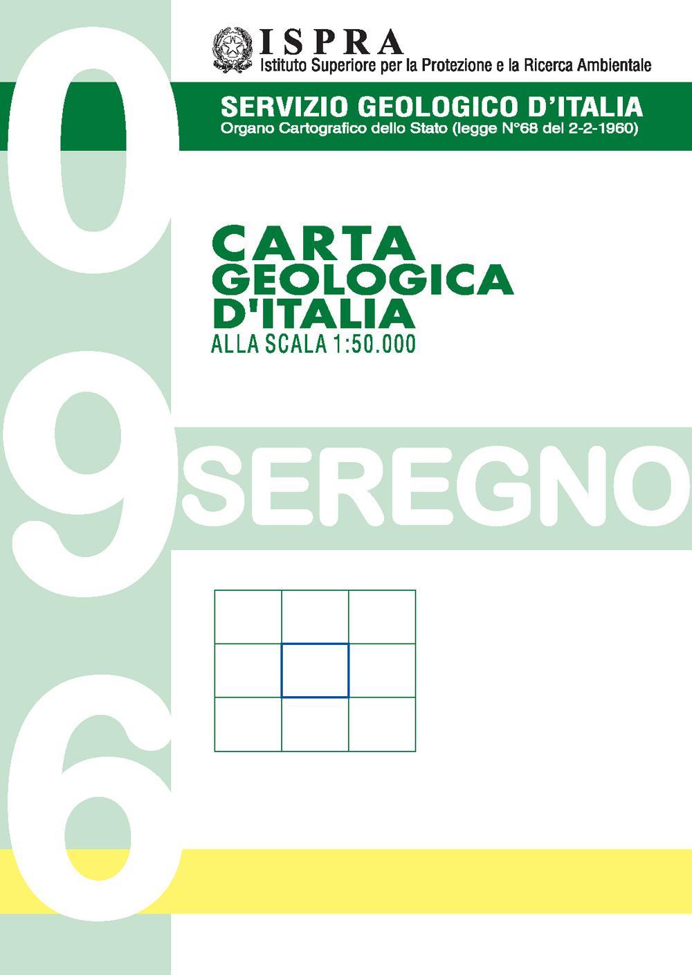 Carta geologica d'Italia 1:50.000 F° 096. Seregno