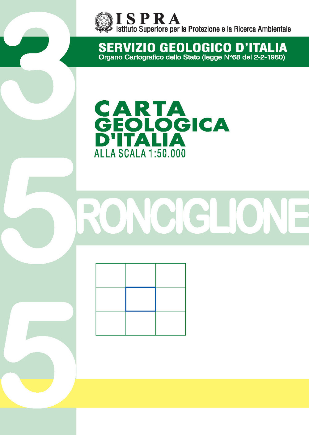 Carta geologica d’Italia alla scala 1:50.000 F° 355. Ronciglione