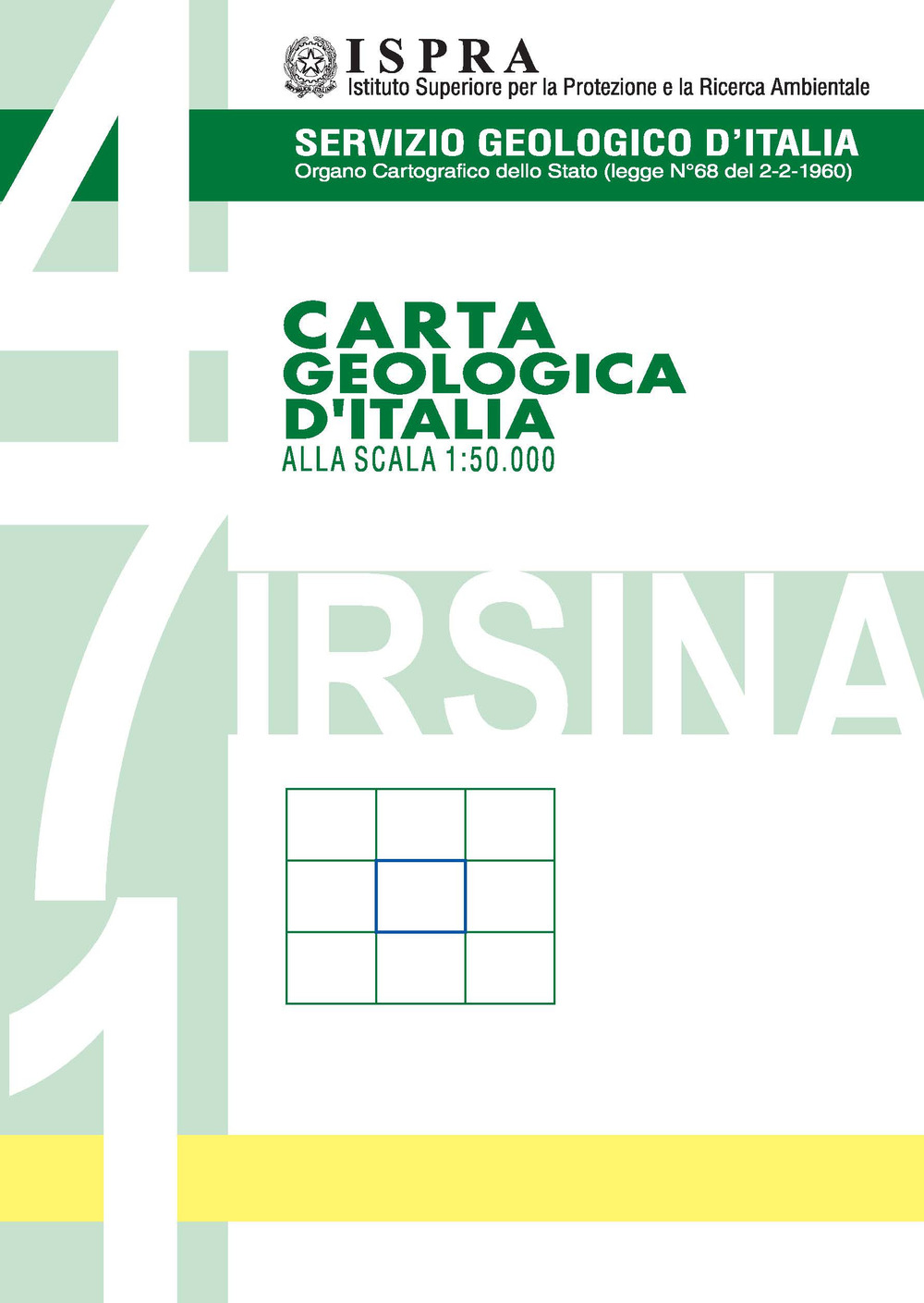 Carta geologica d’Italia alla scala 1:50.000 F° 471. Irsina