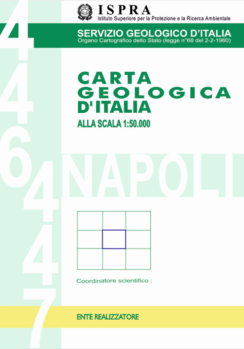 Carta geologica d’Italia alla scala 1:50.000 F° 446-447. Napoli