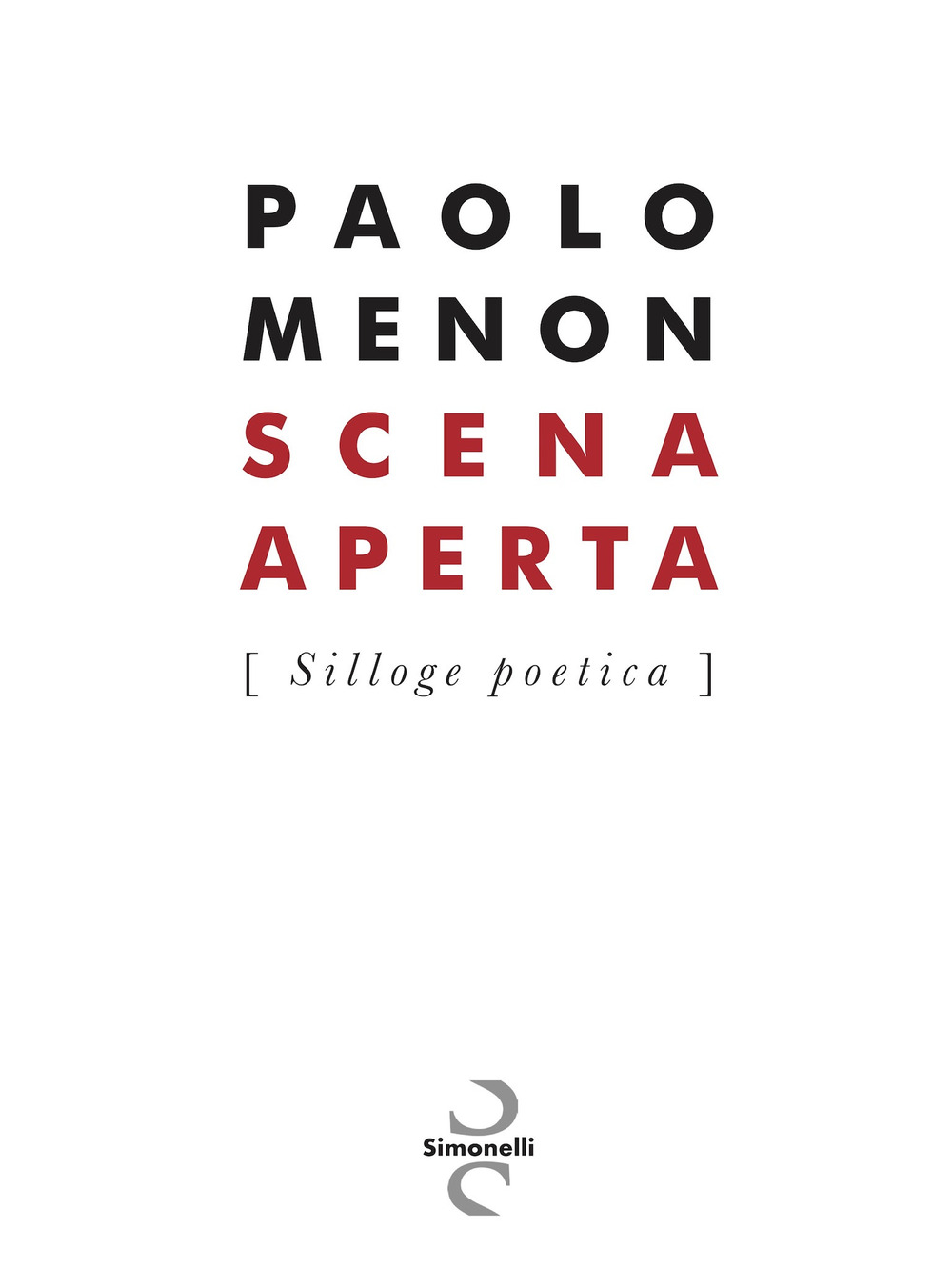 Scena aperta. Silloge poetica