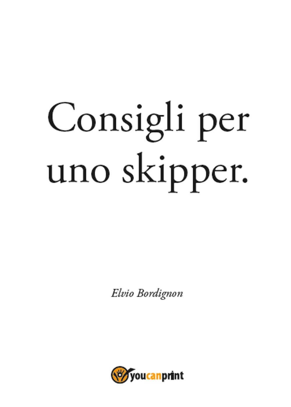 Consigli per uno skipper