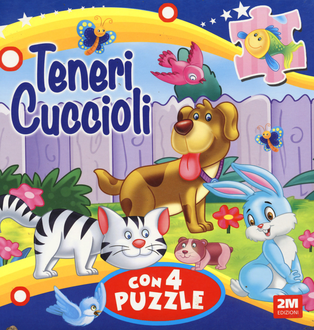 Teneri cuccioli. Libro puzzle