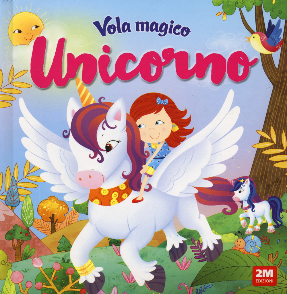 Vola magico unicorno