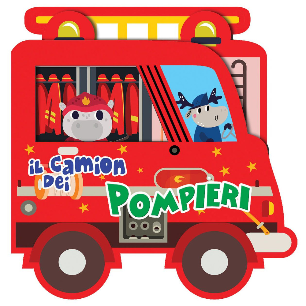 Il camion dei pompieri. Libro sagomato in EVA