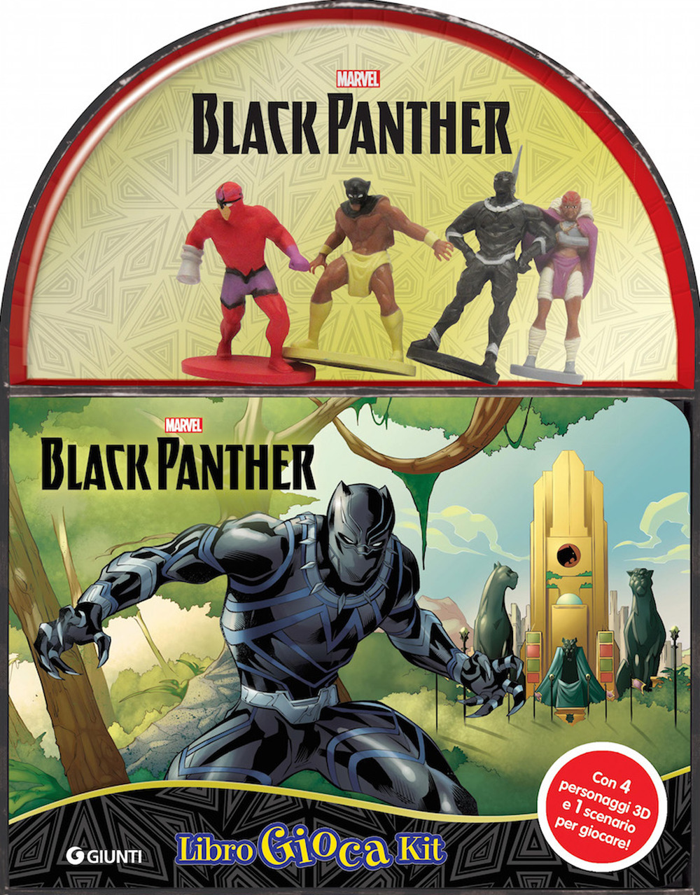 Black Panther. Marvel. Libro gioca kit