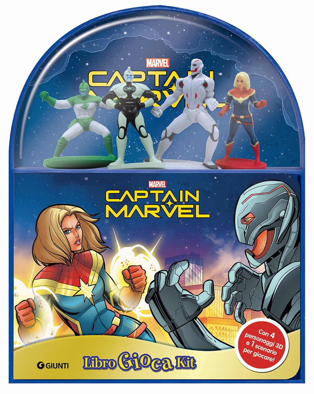 Captain Marvel. Libro gioca kit