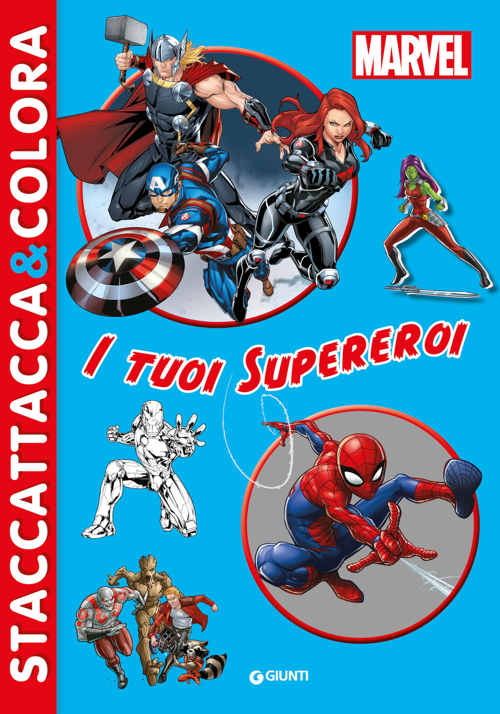 I tuoi supereroi. Marvel. Con adesivi