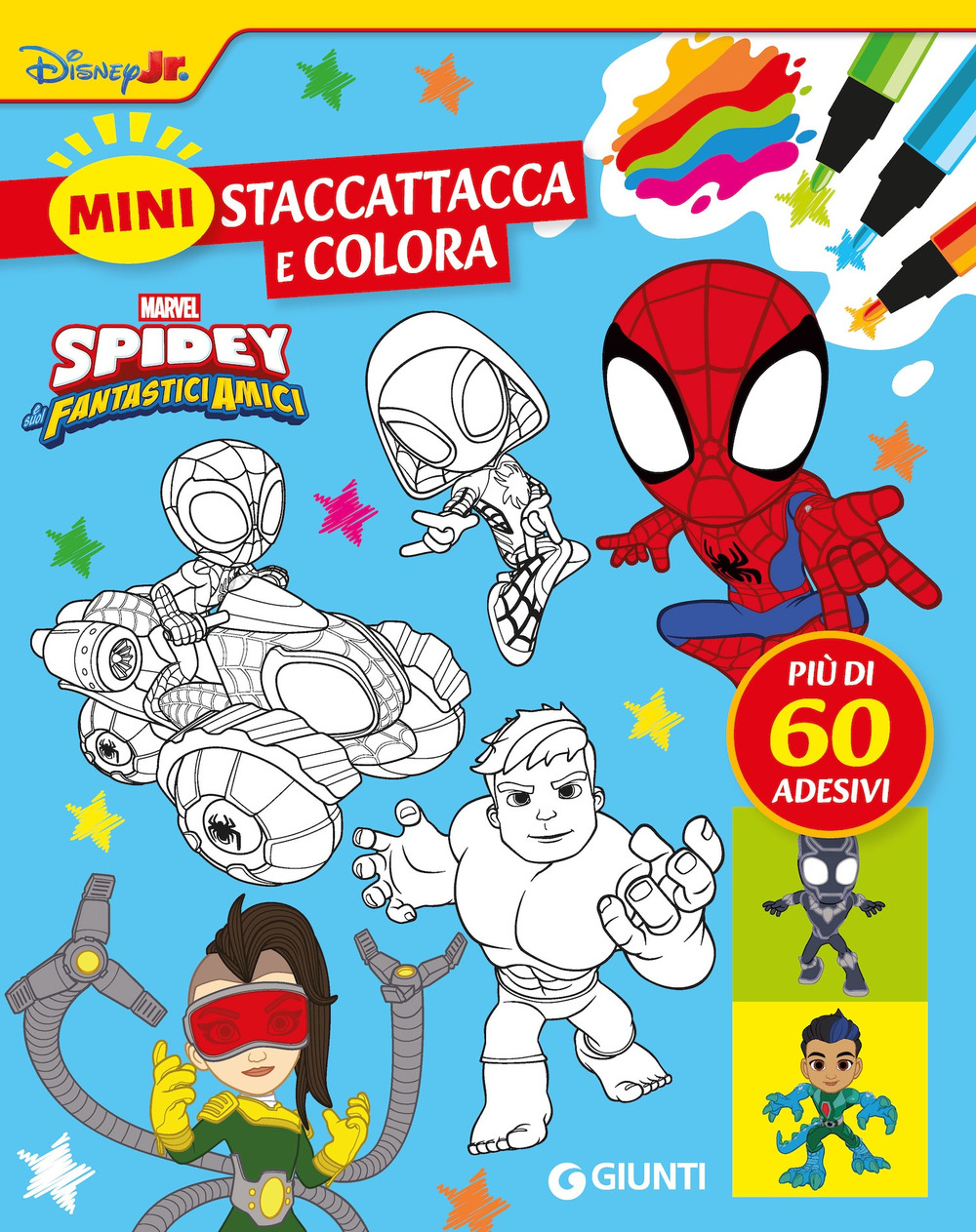 Spidey e i suoi fantastici amici. Mini staccattacca & colora. Con adesivi