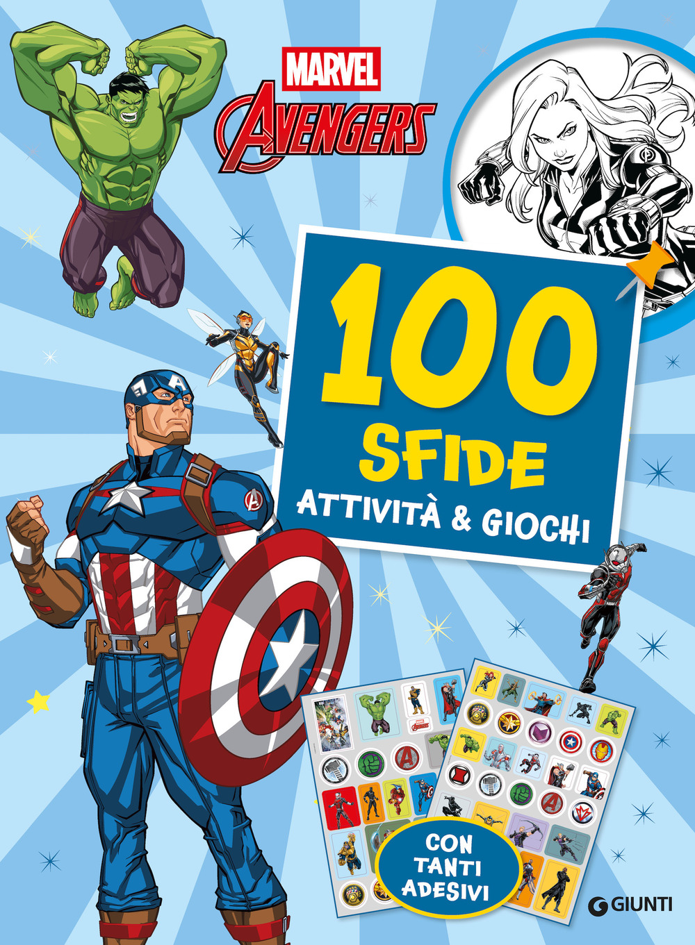Avengers. 100 sfide. Attività e giochi. Con adesivi