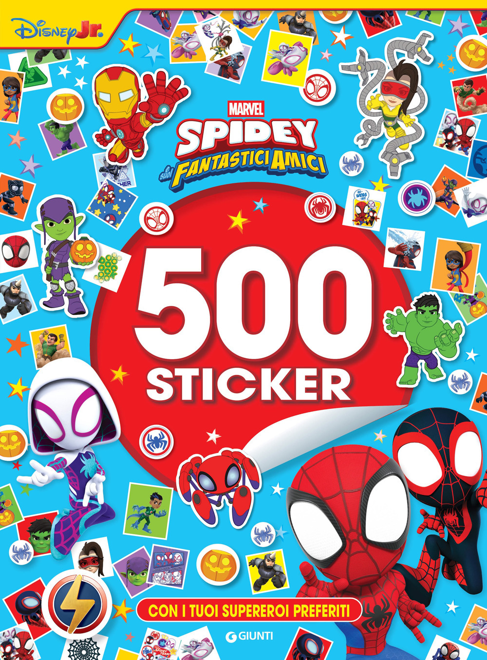 Spidey 500 sticker. Con i tuoi supereroi preferiti
