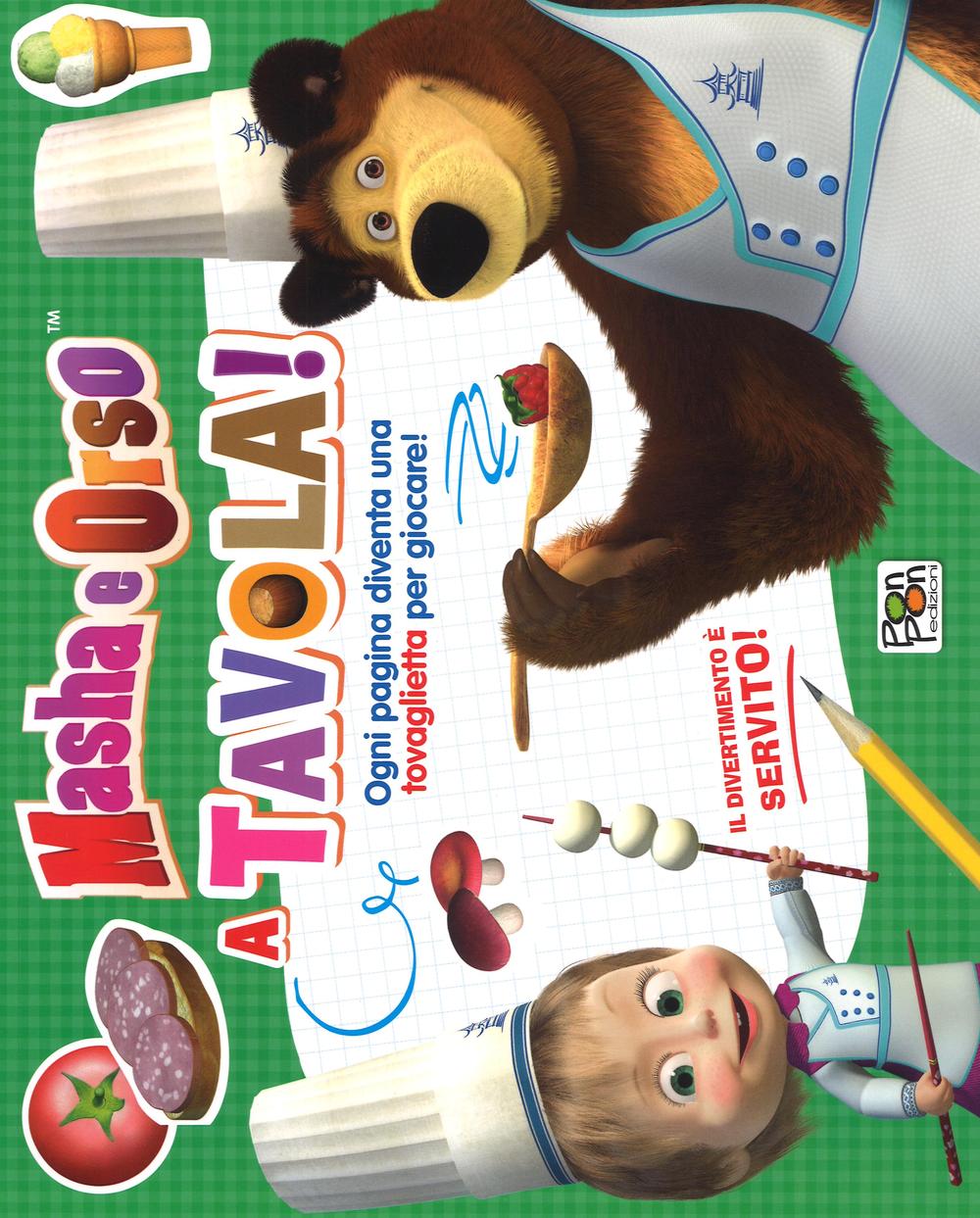 A tavola con Masha e Orso