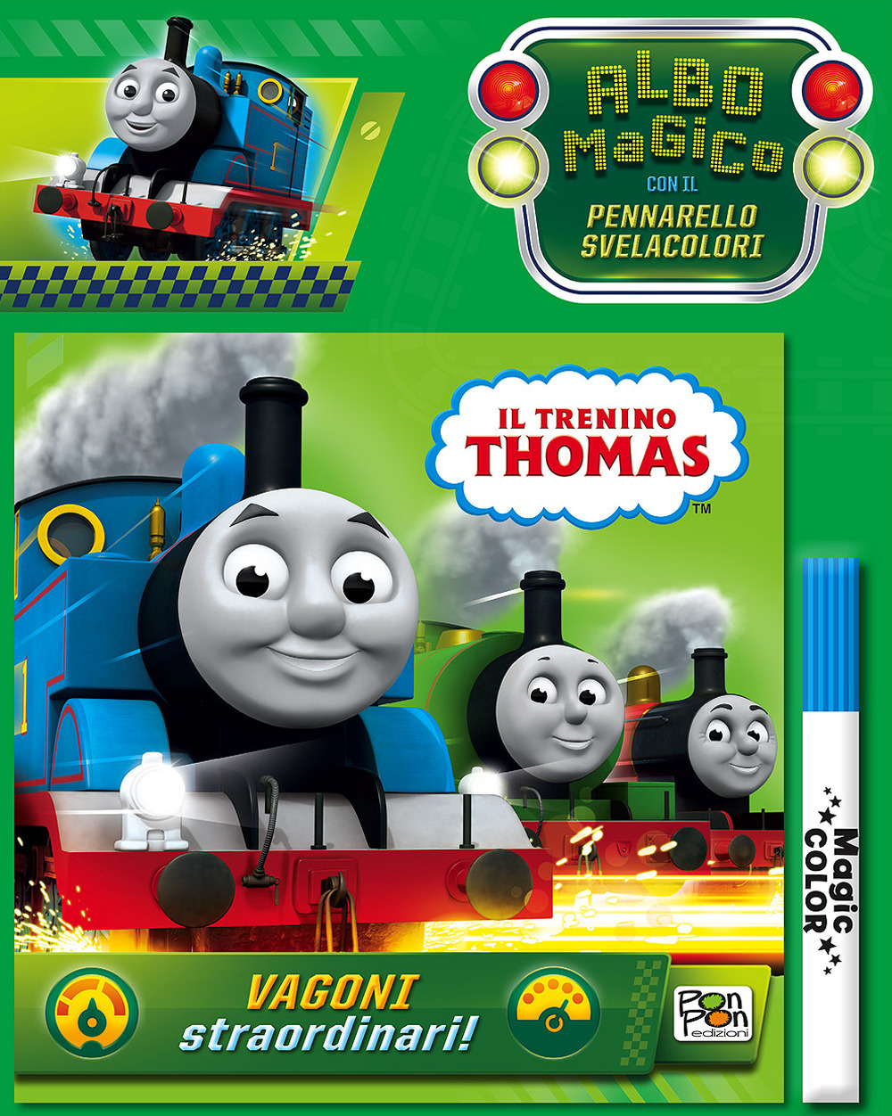 Vagoni straordinari! Thomas & friends. Albo magico