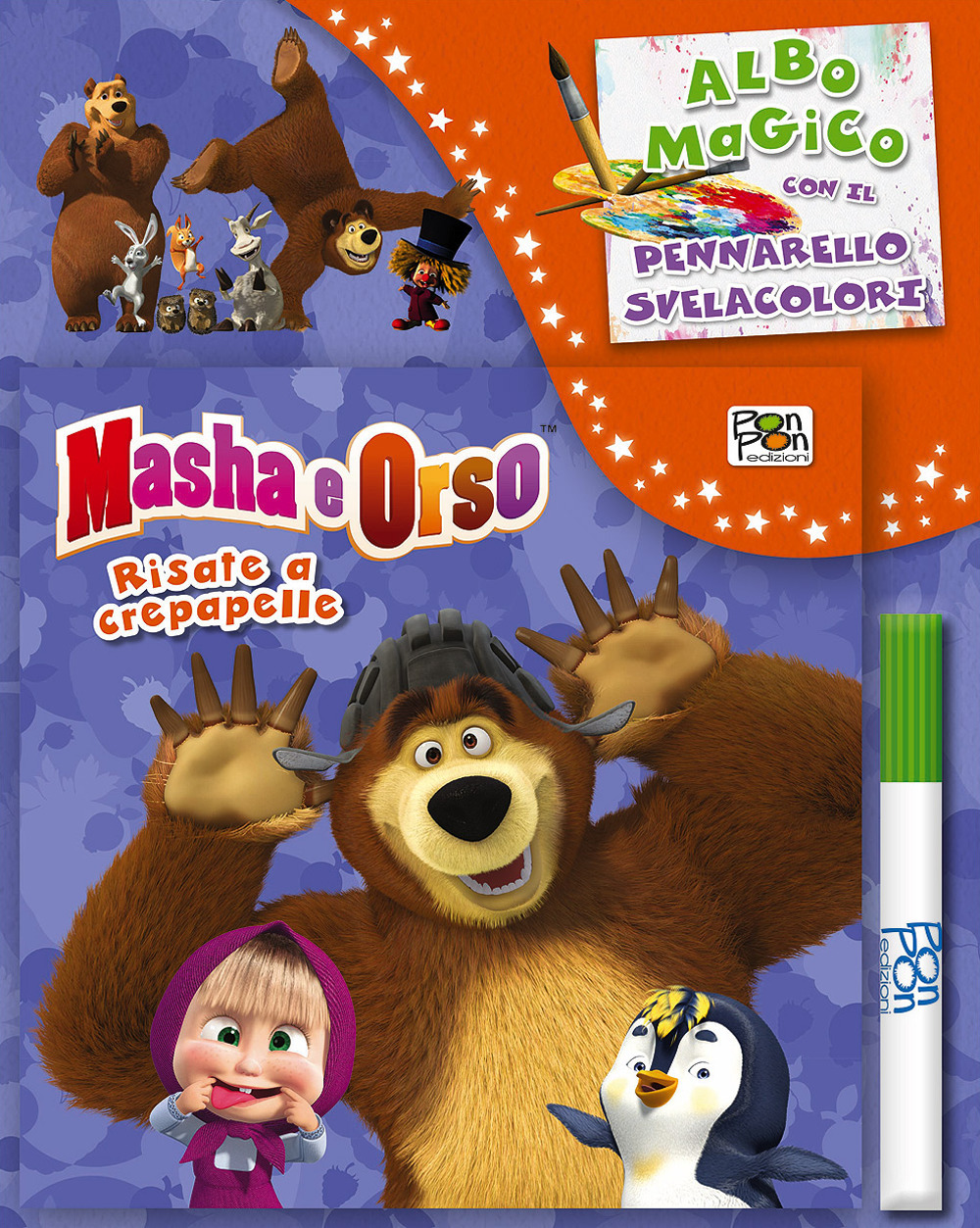 Risate a crepapelle. Masha e Orso. Albo magico