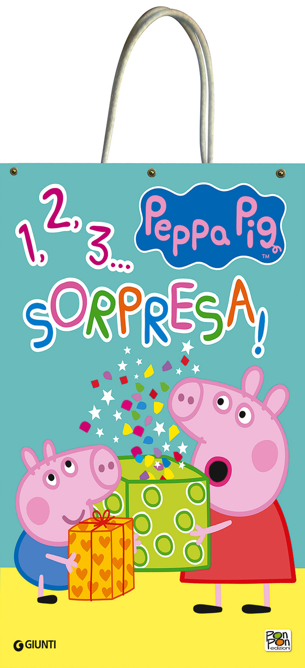 1, 2, 3... sorpresa! Shopper bag Peppa Pig