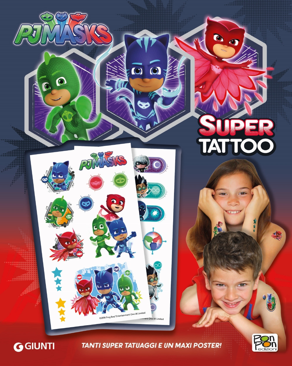 Super Tattoo. Pj Masks