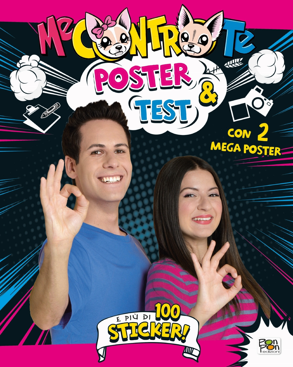 Poster & test. Con adesivi