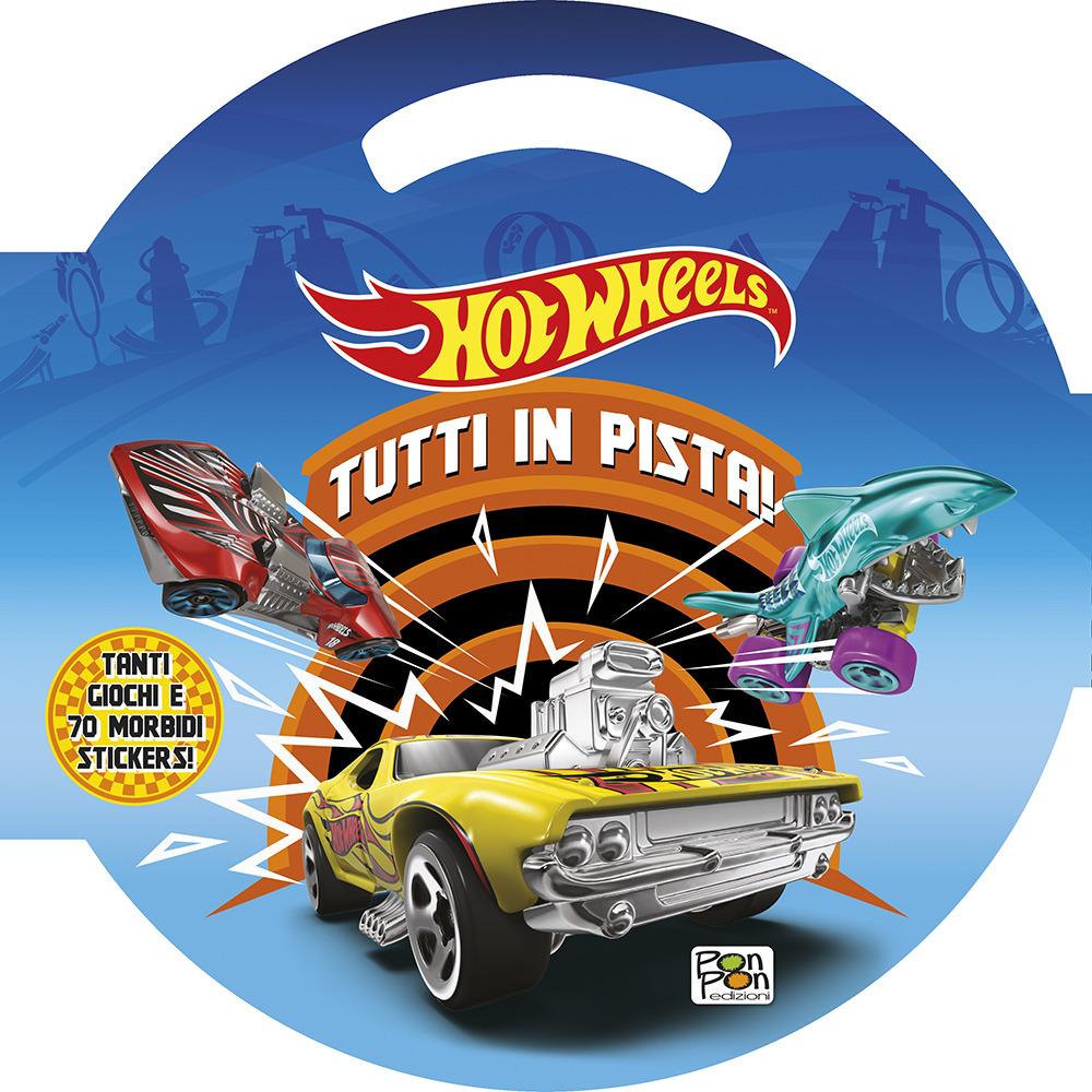 Tutti in pista! Hot Wheels. Puffy sticker