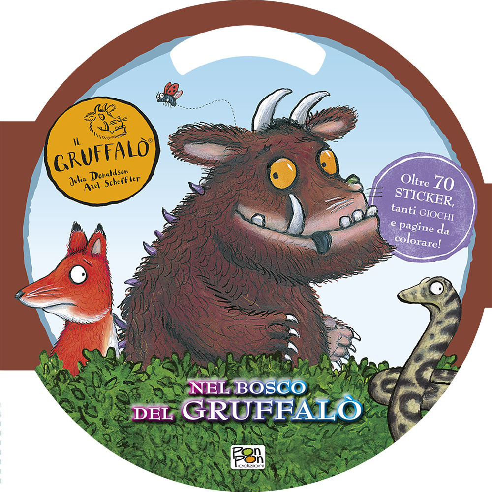 Nel bosco di Gruffalò. Puffy sticker