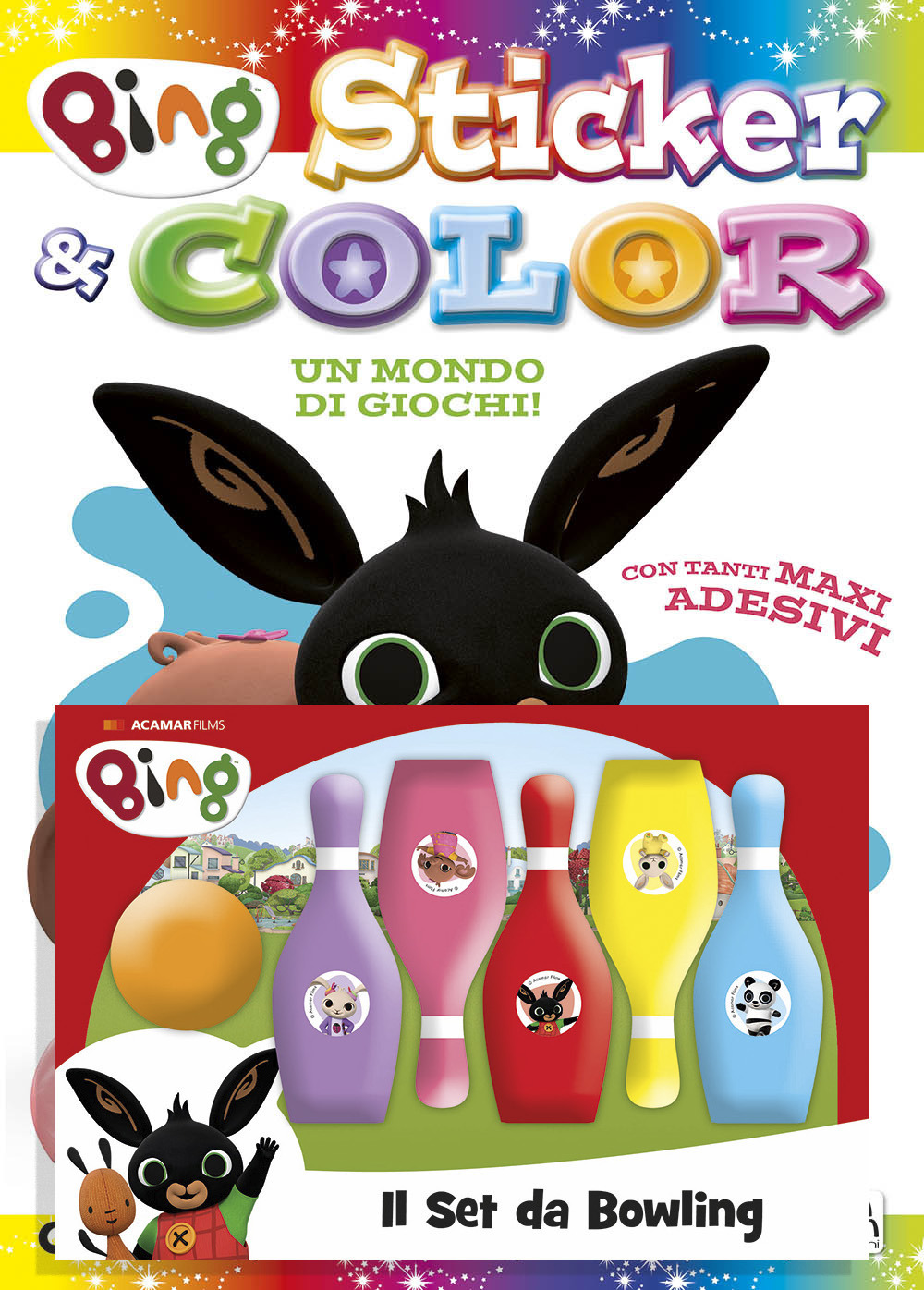 Bing. Un mondo di giochi. Bing. Sticker & color