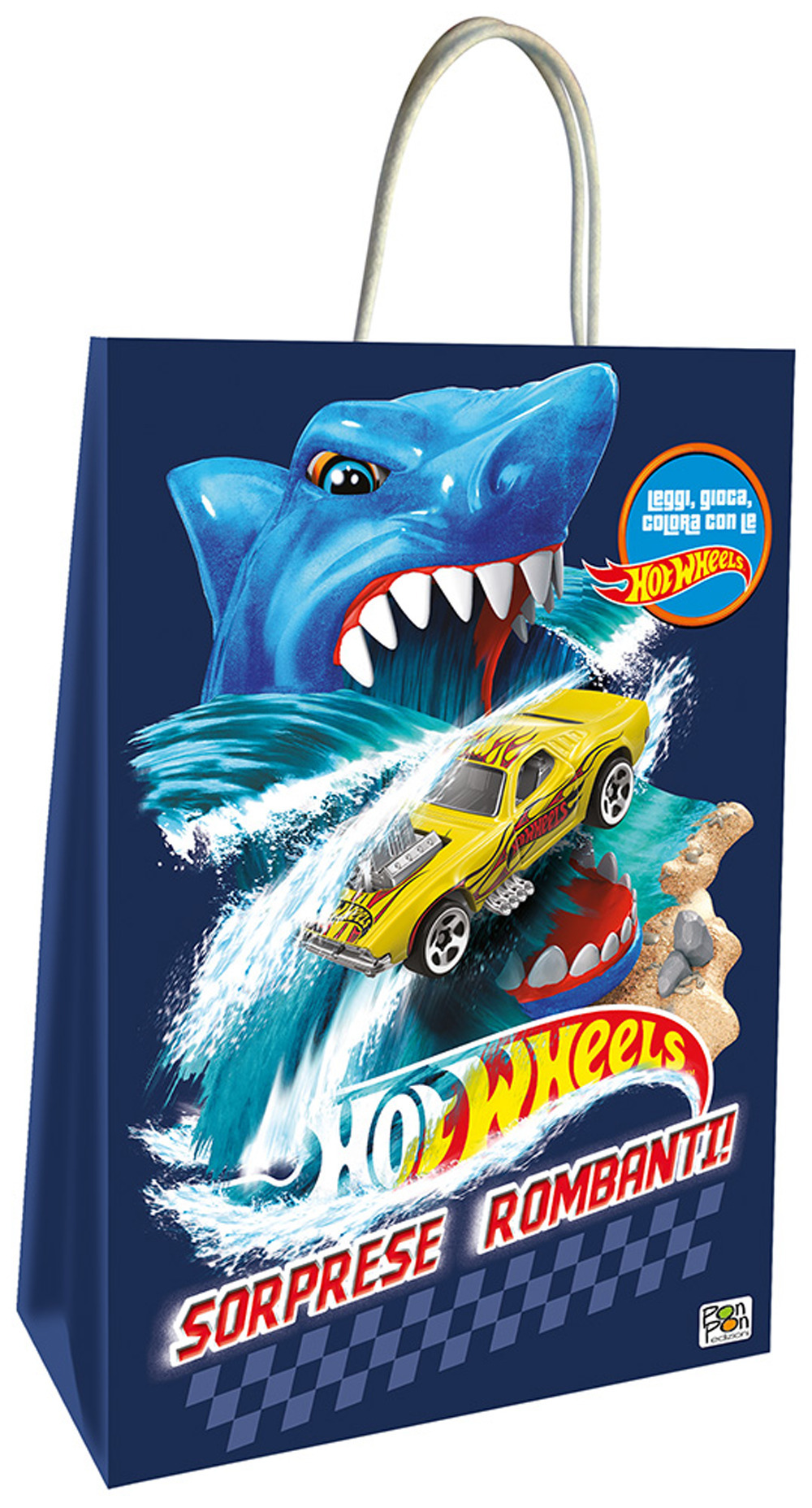 Sorprese rombanti. Shopper bag. Hot Wheels