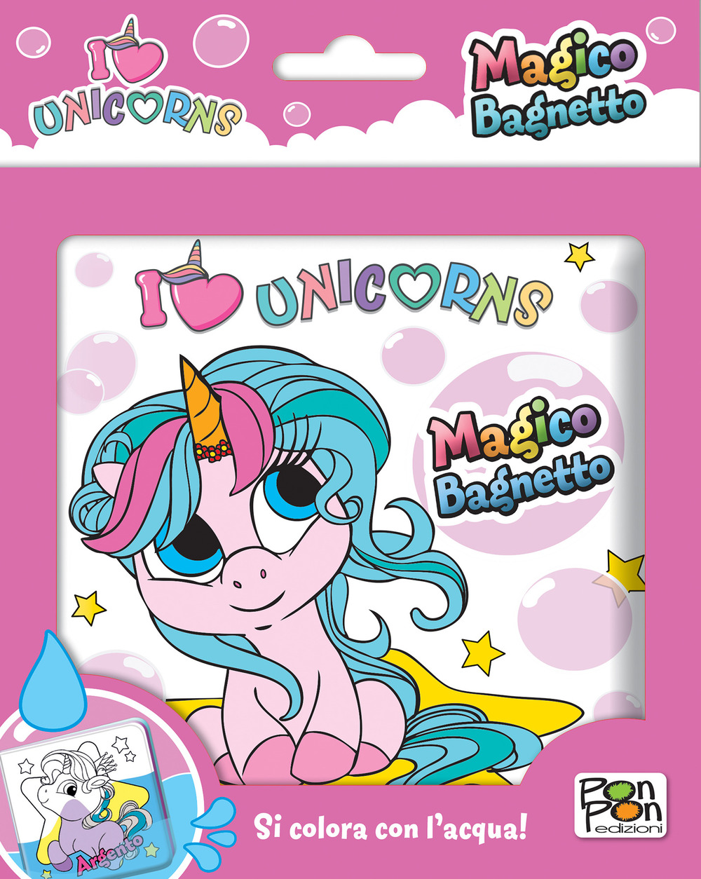 I love unicorns. Magico bagnetto