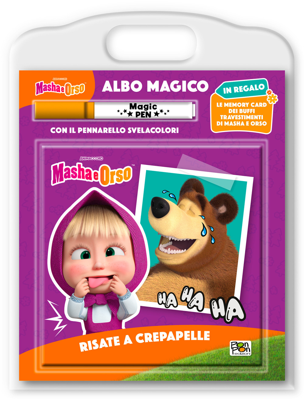 Risate a crepapelle. Masha e Orso. Albo magico