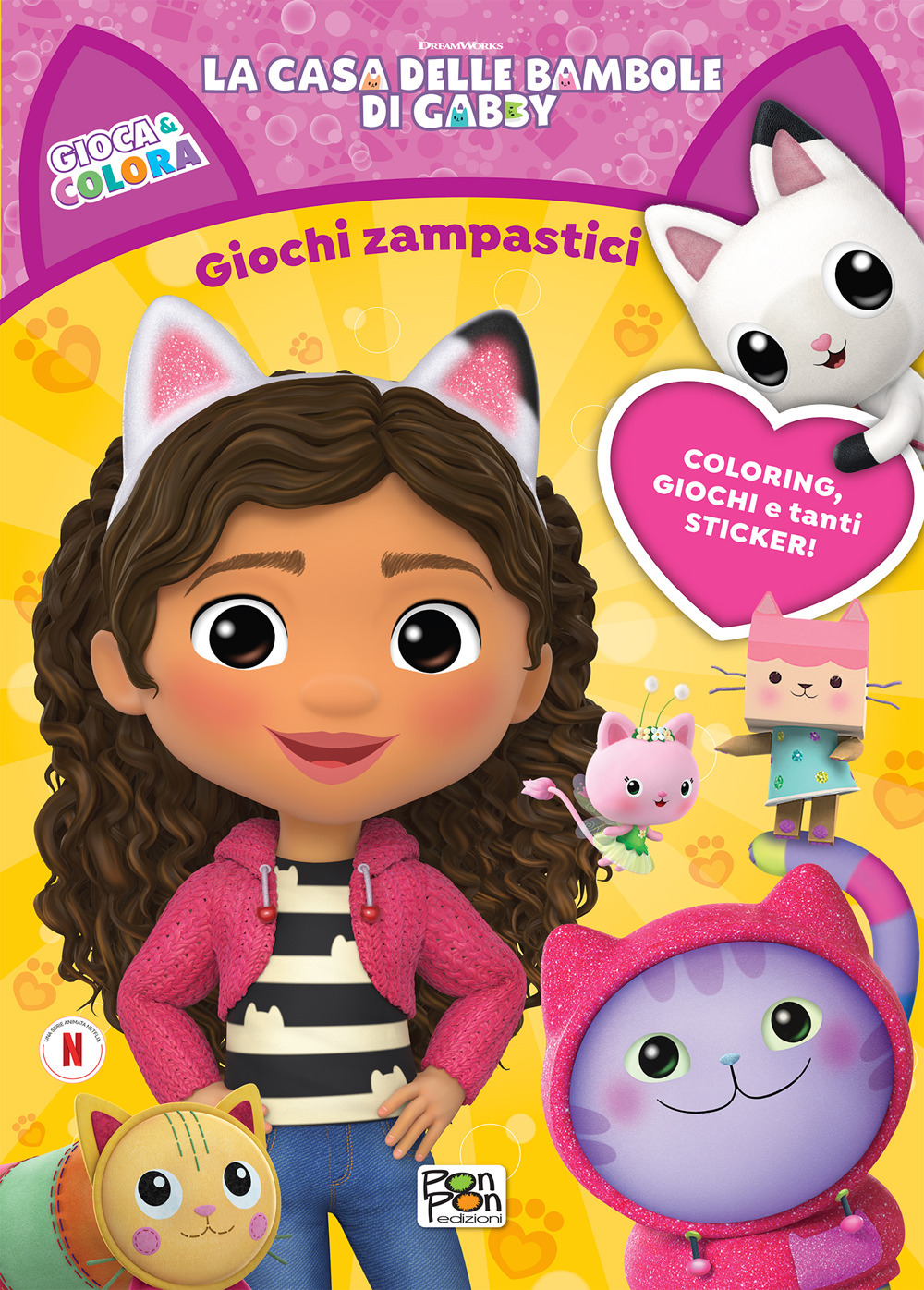 Giochi zampastici. Gioca & colora. La casa delle bambole di Gabby