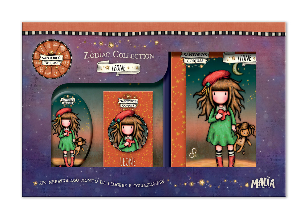 Leone. Gorjuss. Box zodiaco