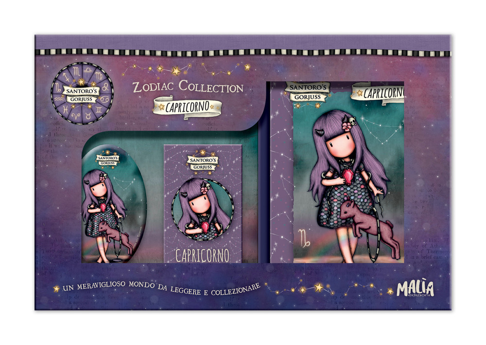 Capricorno. Gorjuss. Box zodiaco