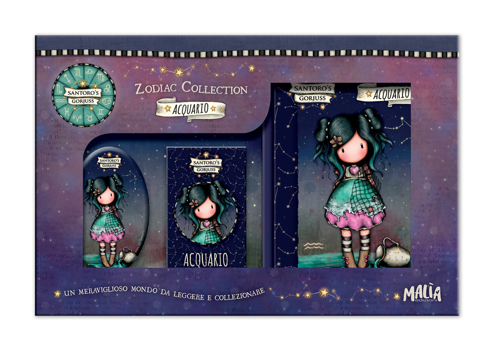 Acquario. Gorjuss. Box zodiaco