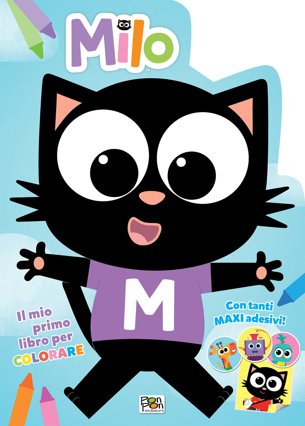 Il mio primo libro da colorare. Milo. Con adesivi