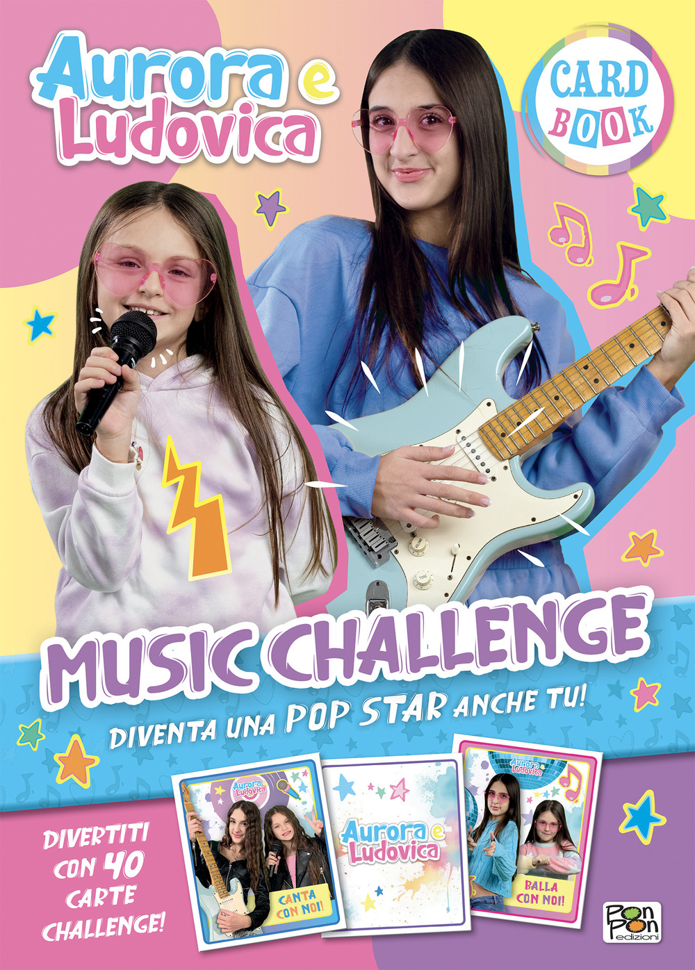 Music challenge. Aurora e Ludovica. Card book