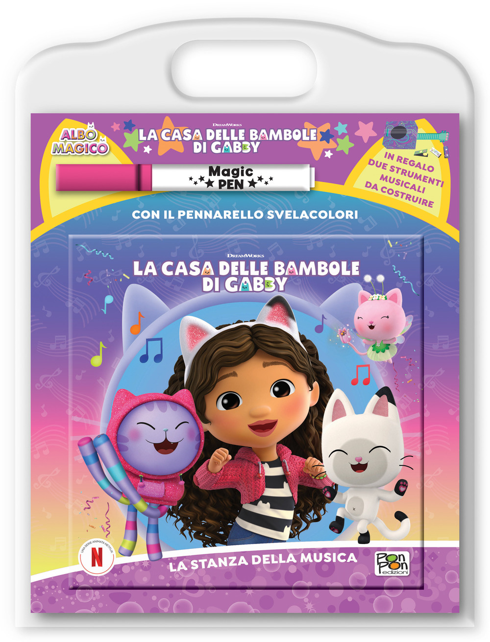 La stanza della musica. La casa delle bambole di Gabby. Albo magico