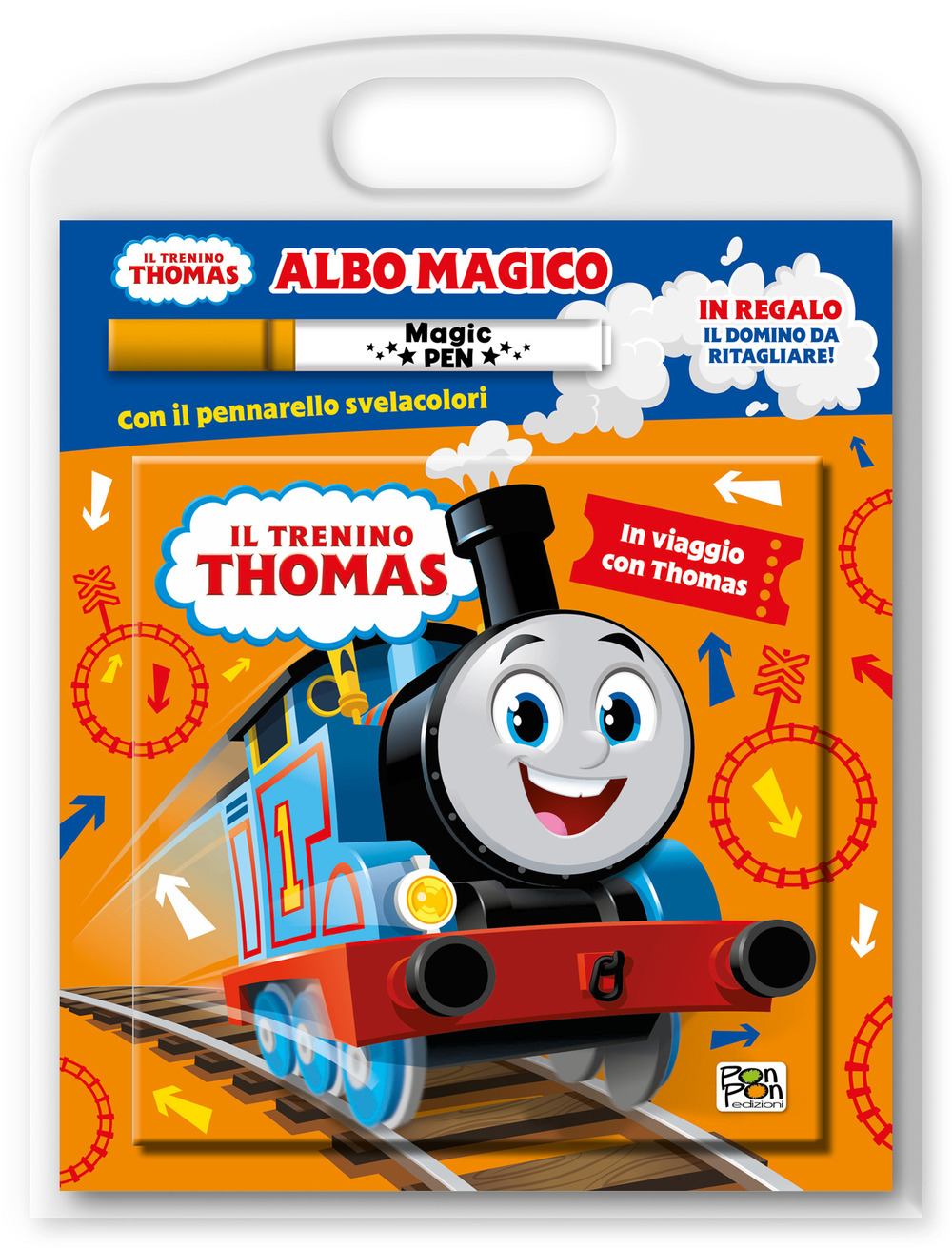 In viaggio con Thomas. Il trenino Thomas. Albo magico