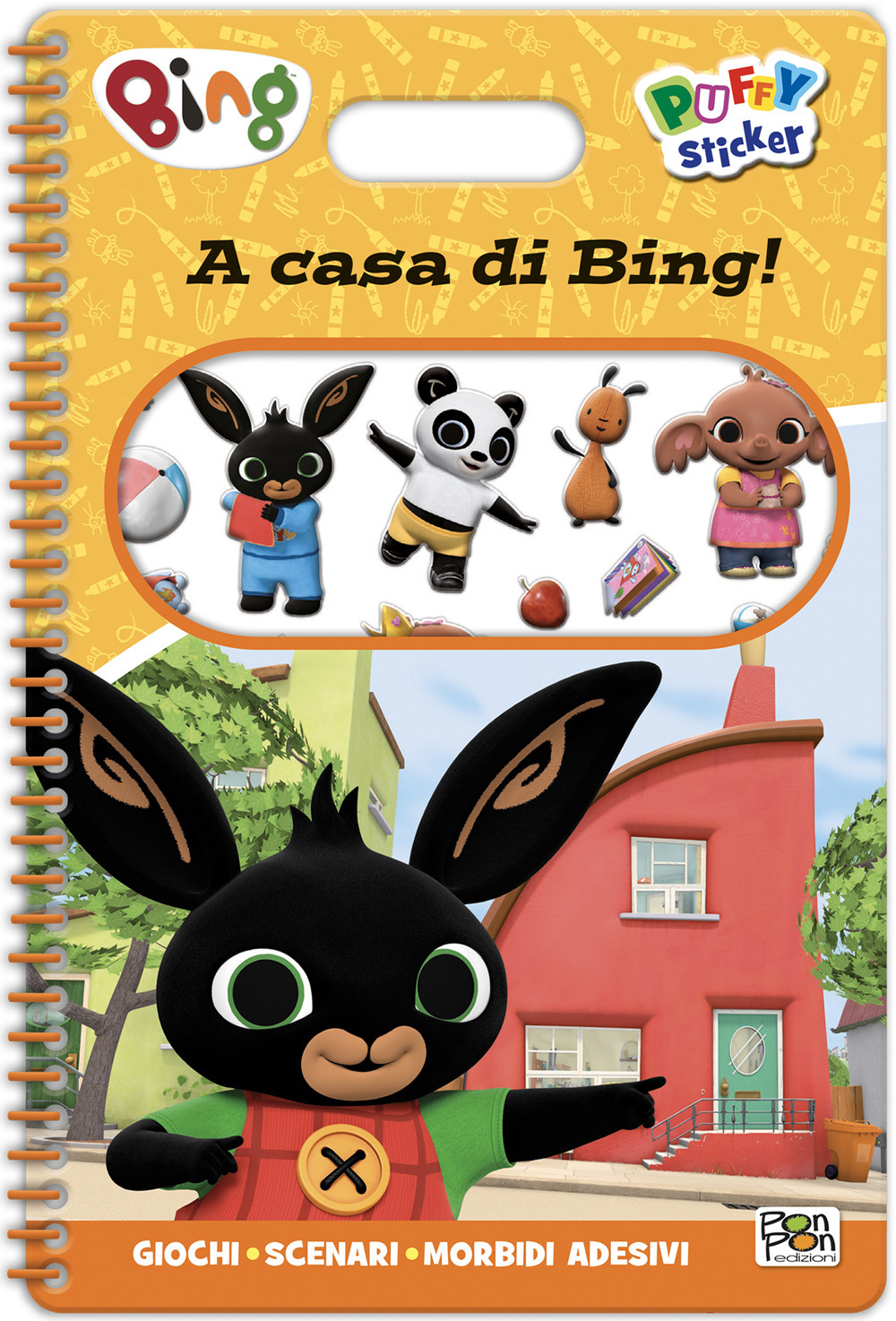 A casa di Bing! Bing. Puffy sticker