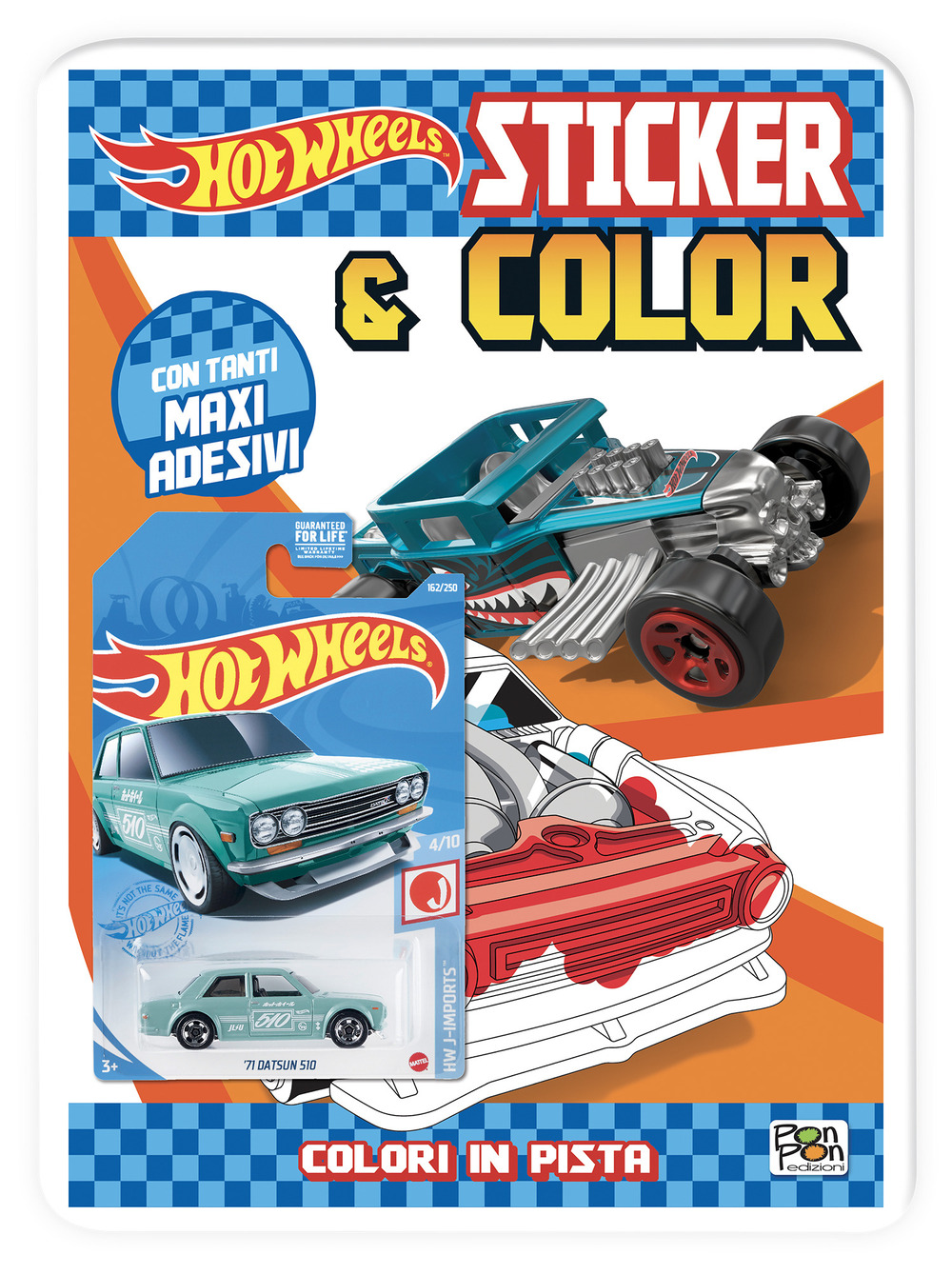 Colori in pista. Hot Wheels