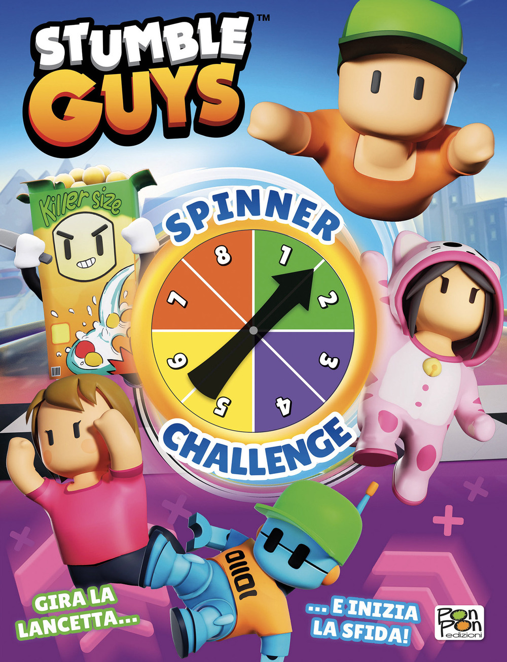 Spinner challenge. Stumble Guys. Spinner book