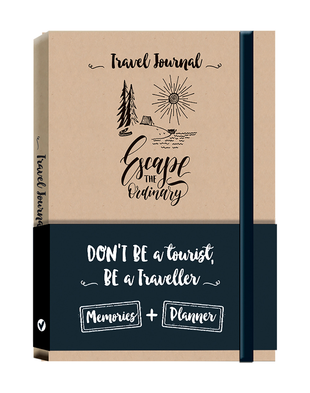 Escape the ordinary. Travel journal. Notebook